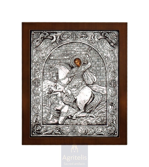 Icoană din argint, Agritelis Church Supplies, ieraskevi.com, Sfântul Dimitrie