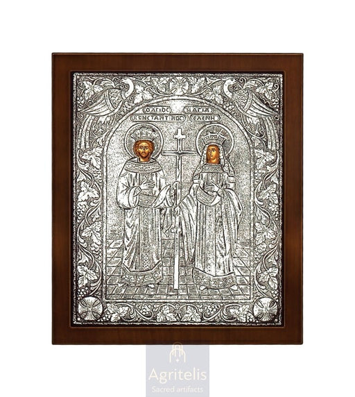 Icoană argintată, Agritelis Church Supplies, ieraskevi.com, Sfinții Constantin și Elena