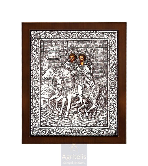 Icoană din argint, Agritelis Church Supplies, ieraskevi.com, Sfinții Teodori