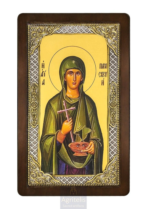 Ασημένια Εικόνα, Αγριτέλης Εκκλησιαστικά, ieraskevi.com, ΑΓΙΑ ΠΑΡΑΣΚΕΥΗ 28,5 x 16,5 cm
