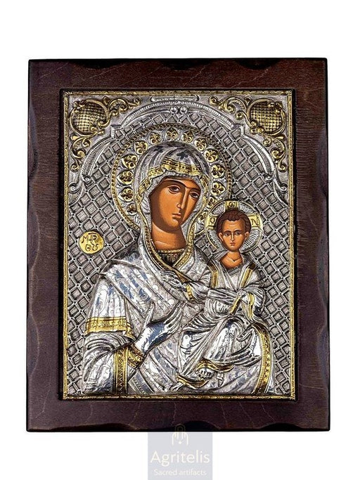 Արծաթից սրբապատկեր, Αγριτέλης Եկեղեցական, ieraskevi.com, ՍՈՒՐԲ ԿՈՒՅՍ ՕԴԻԳԻՏՐԻԱ 25 x 19,5 cm