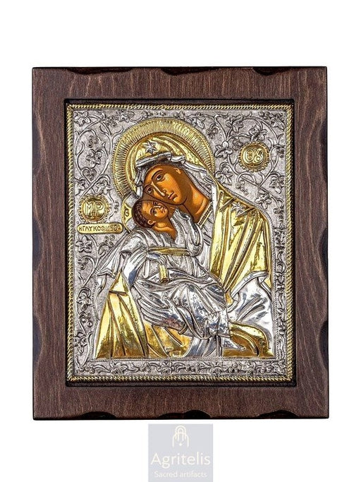 Արծաթից սրբապատկեր, Αγριτέλης Եկեղեցական, ieraskevi.com, ՍՈՒՐԲ ԿՈՒՅՍ ԳԼԻԿՈՖԻԼՈՒՍԱ 29,5 x 24,5 cm
