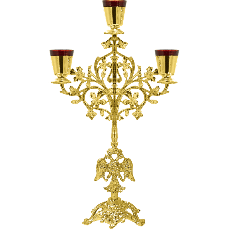 Եկեղեցական լամպ ոսկեգույն — 30 × 15 × 40 cm