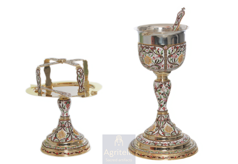 Set de Sfinte Vase cu smalț, Agritelis, ieraskevi.com