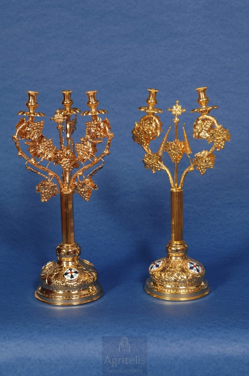 Dikirion and Trikirion, Candle Holder, ieraskevi.com