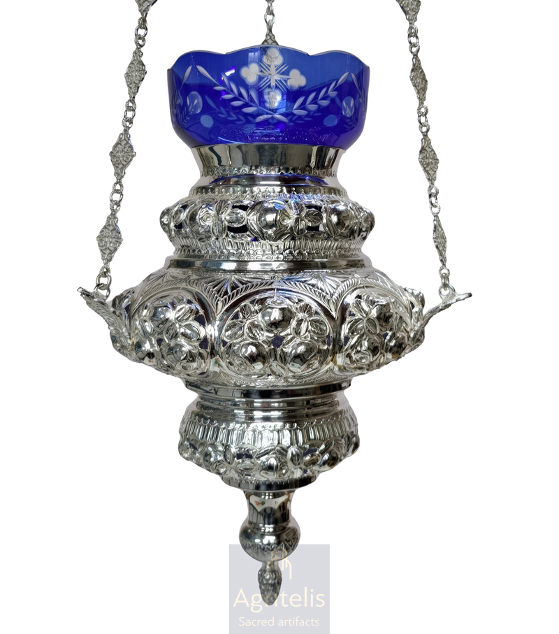 Candelă din argint masiv, Agritelis, ieraskevi.com