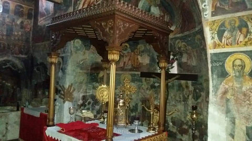 Αγία Τράπεζα, Ξυλόγλυπτη, Φλαμούρι, Δρυς, Αγριτέλης, Εκκλησιατικά, ieraskevi.com