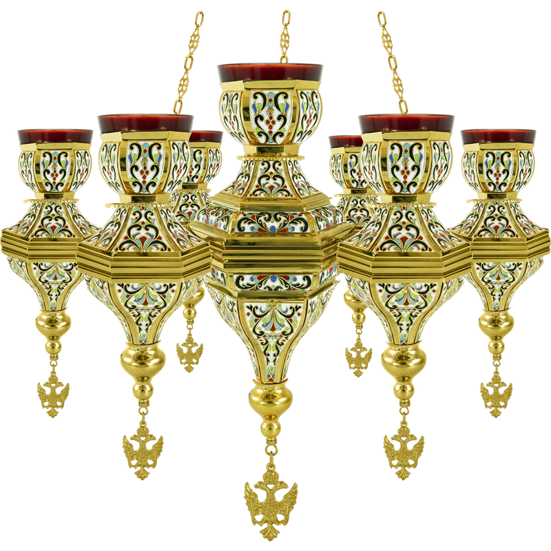 Полијелеј 7ф емајл — 50 × 50 × 45 cm