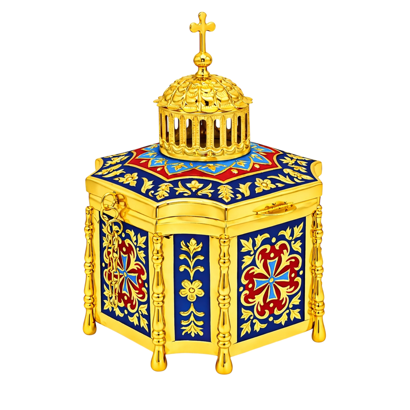 რელიქვარიუმი ოქროს მინანქარი