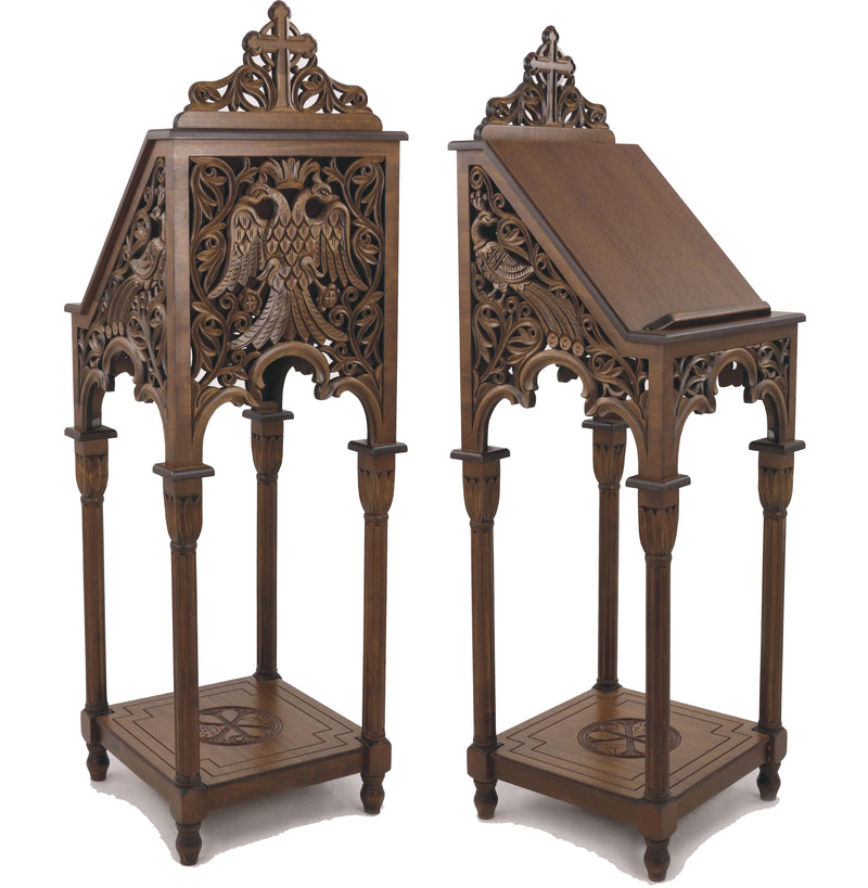 Carved Wooden Icon Veneration Stand