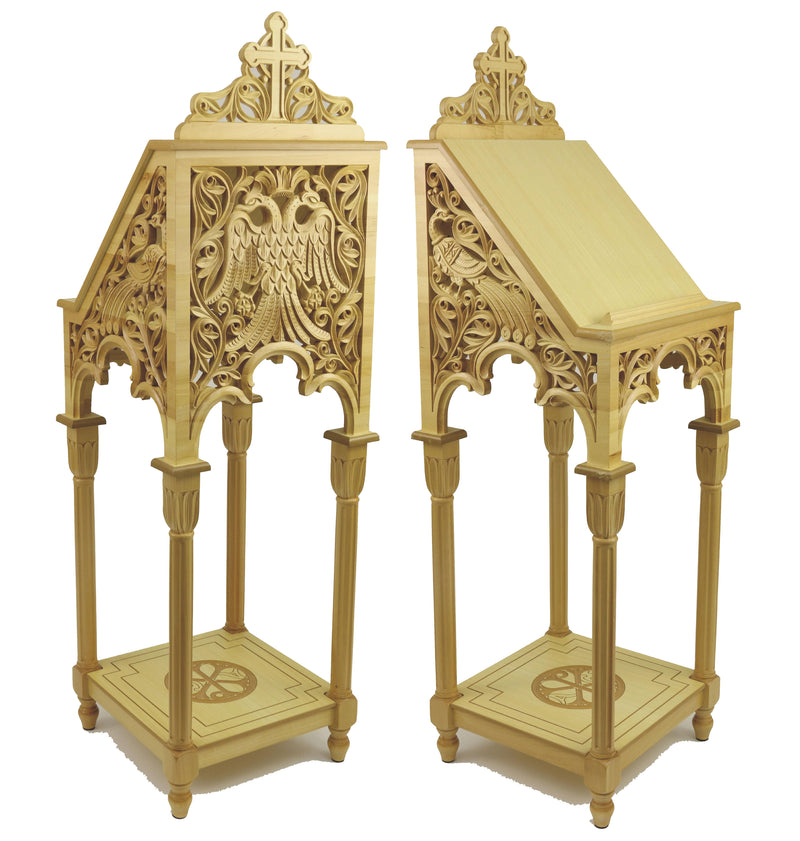 Carved Wooden Icon Veneration Stand